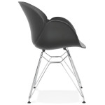 Paris Prix Fauteuil Design "Katana" 82cm Noir