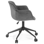 Paris Prix Fauteuil Design "Laurie" 80cm Gris & Noir