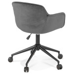 Paris Prix Fauteuil Design "Laurie" 80cm Gris & Noir