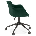 Paris Prix Fauteuil Design "Laurie" 80cm Vert & Noir