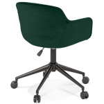 Paris Prix Fauteuil Design "Laurie" 80cm Vert & Noir