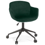 paris prix Fauteuil Design "Laurie" 80cm Vert & Noir