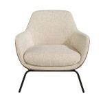 Paris Prix Fauteuil Design "Major" 84cm Crème