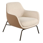 paris prix Fauteuil Design "Major" 84cm Crème