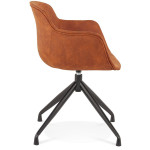 Paris Prix Fauteuil Design "Milano" 80cm Marron