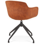 Paris Prix Fauteuil Design "Milano" 80cm Marron