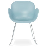 Paris Prix Fauteuil Design "Moshi" 87cm Bleu