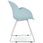 Paris Prix Fauteuil Design "Moshi" 87cm Bleu
