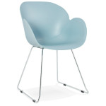 paris prix Fauteuil Design "Moshi" 87cm Bleu