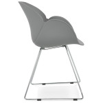 Paris Prix Fauteuil Design "Moshi" 87cm Gris