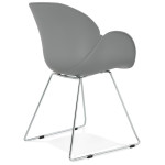 Paris Prix Fauteuil Design "Moshi" 87cm Gris