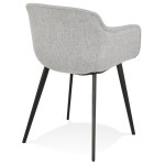 Paris Prix Fauteuil Design "Sead" 80cm Gris