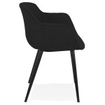 Paris Prix Fauteuil Design "Sead" 80cm Noir