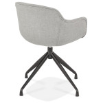 Paris Prix Fauteuil Design "Sucomba" 80cm Gris