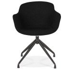 Paris Prix Fauteuil Design "Sucomba" 80cm Noir