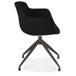 Paris Prix Fauteuil Design "Sucomba" 80cm Noir