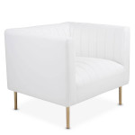 Paris Prix Fauteuil Design "Taylor" 84cm Blanc