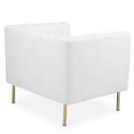Paris Prix Fauteuil Design "Taylor" 84cm Blanc
