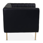Paris Prix Fauteuil Design "Taylor" 84cm Noir