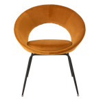 Paris Prix Fauteuil Design "Trouma" 78cm Ocre