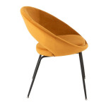 Paris Prix Fauteuil Design "Trouma" 78cm Ocre