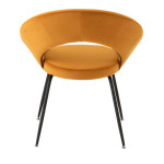 Paris Prix Fauteuil Design "Trouma" 78cm Ocre