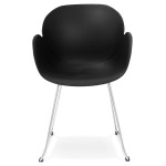 Paris Prix Fauteuil Design "Zia" 87cm Noir