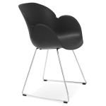 paris prix Fauteuil Design "Zia" 87cm Noir