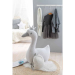 Paris Prix Fauteuil Enfant "Cygne" 77cm Blanc & Argent