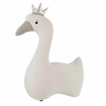 paris prix Fauteuil Enfant "Cygne" 77cm Blanc & Argent