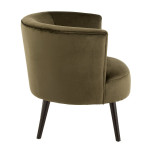 Paris Prix Fauteuil Lounge Design "Cuve" 79cm Vert
