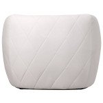 Paris Prix Fauteuil Matelassé "Darryl" 90cm Blanc