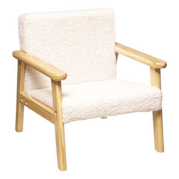 Paris Prix Fauteuil Pour Enfant "Basile" 46cm Écru