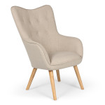 paris prix Fauteuil Scandinave "Aimee" 67cm Beige