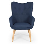 Paris Prix Fauteuil Scandinave "Aimee" 67cm Bleu