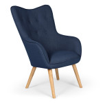 paris prix Fauteuil Scandinave "Aimee" 67cm Bleu