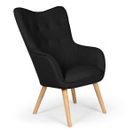 paris prix Fauteuil Scandinave "Aimee" 67cm Noir