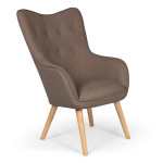 Paris Prix Fauteuil Scandinave "Aimee" 67cm Taupe