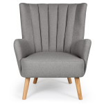 Paris Prix Fauteuil Scandinave "Jay" 94cm Gris