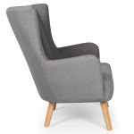 Paris Prix Fauteuil Scandinave "Jay" 94cm Gris