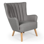 paris prix Fauteuil Scandinave "Jay" 94cm Gris