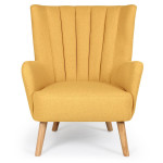 Paris Prix Fauteuil Scandinave "Jay" 94cm Jaune