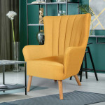 Paris Prix Fauteuil Scandinave "Jay" 94cm Jaune
