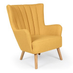 paris prix Fauteuil Scandinave "Jay" 94cm Jaune