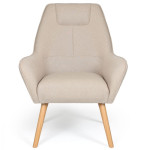 Paris Prix Fauteuil Scandinave "Watson" 101cm Beige