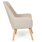Paris Prix Fauteuil Scandinave "Watson" 101cm Beige