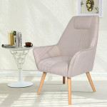 Paris Prix Fauteuil Scandinave "Watson" 101cm Beige