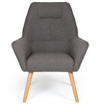 Paris Prix Fauteuil Scandinave "Watson" 101cm Gris