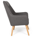 Paris Prix Fauteuil Scandinave "Watson" 101cm Gris