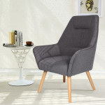 Paris Prix Fauteuil Scandinave "Watson" 101cm Gris